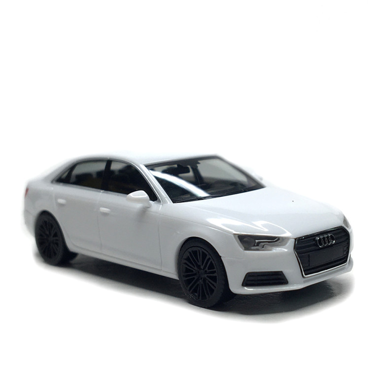 Audi A4, limousine, blanc - HERPA 028561-002 - HO 1/87