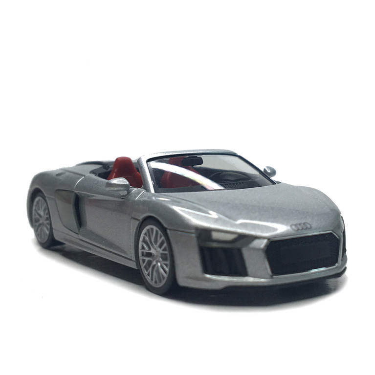 Audi R8 V10 Spyder, argent - HERPA 038690-002 - HO 1/87