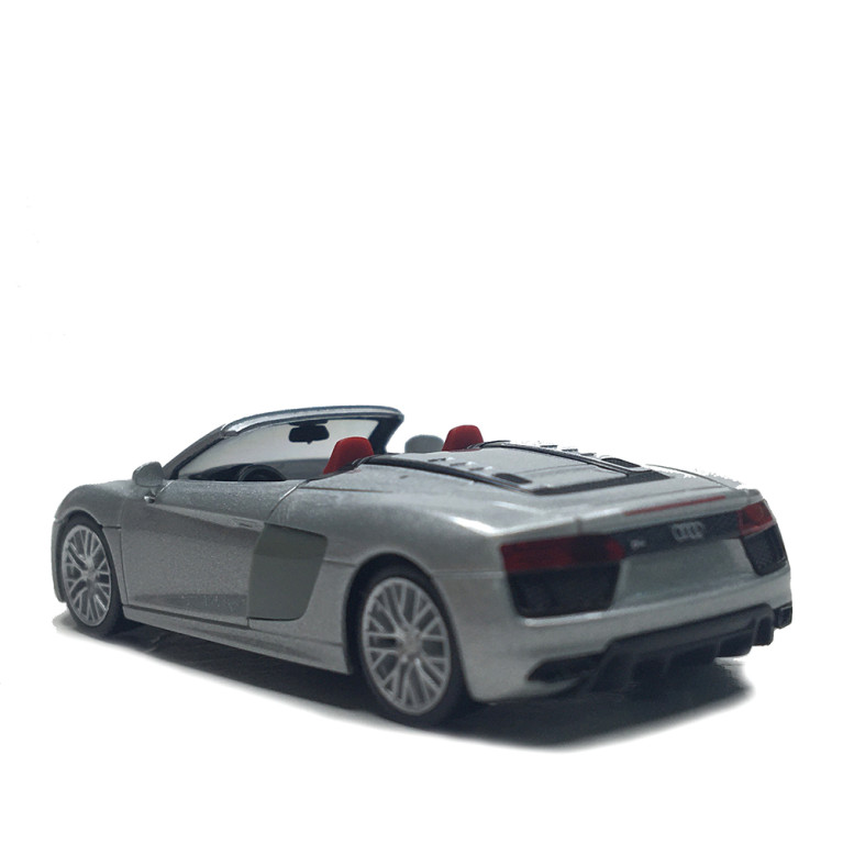 Audi R8 V10 Spyder, argent - HERPA 038690-002 - HO 1/87