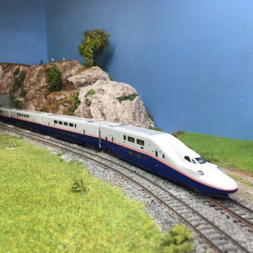 Coffret 8 éléments Shinkansen E4 Max Toki bande rose JR East, Ep. VI - KATO 10-2098 - N 1/160