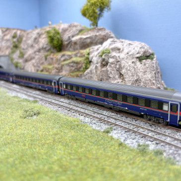 Coffret 3 voitures Eurofima Bmz Nightjet ÖBB, Ep. VI - FLEISCHMANN 6260084 - N 1/160