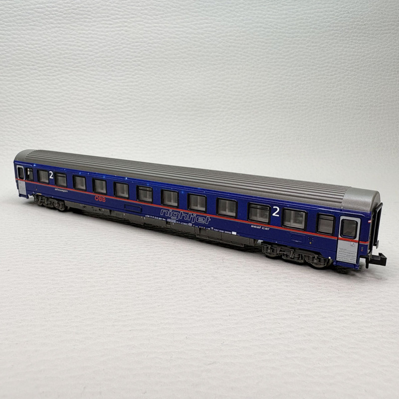 Coffret 3 voitures Eurofima Bmz Nightjet ÖBB, Ep. VI - FLEISCHMANN 6260084 - N 1/160