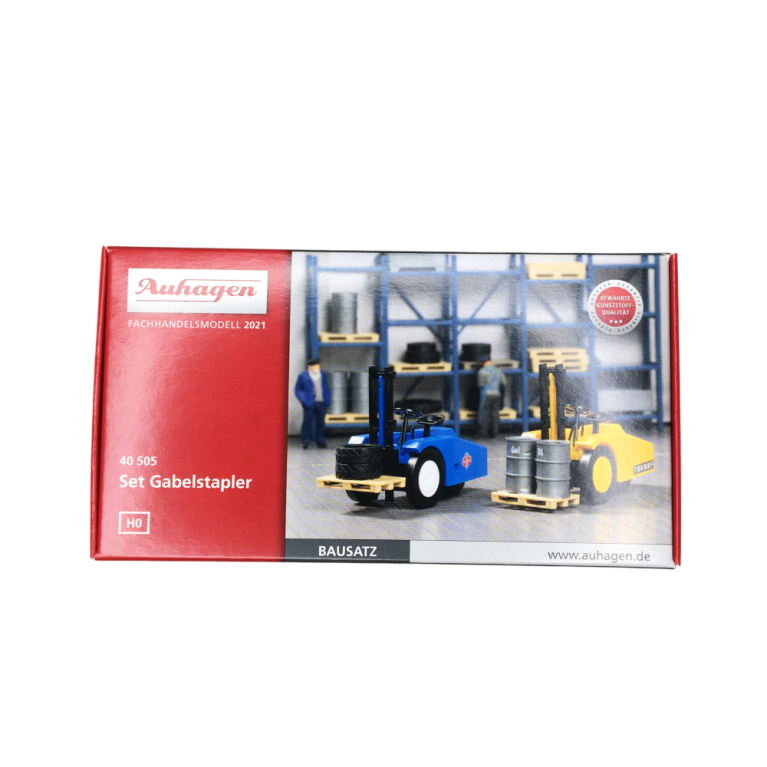 Chariot élévateur, 2 pièces - Auhagen 40505 - HO 1/87