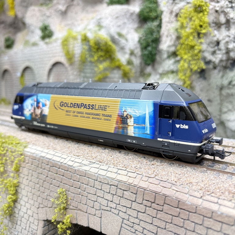 Locomotive électrique Re 465 008-1 «Col d'Or», BLS, Ep. V-VI - ROCO 7500172 - HO 1/87