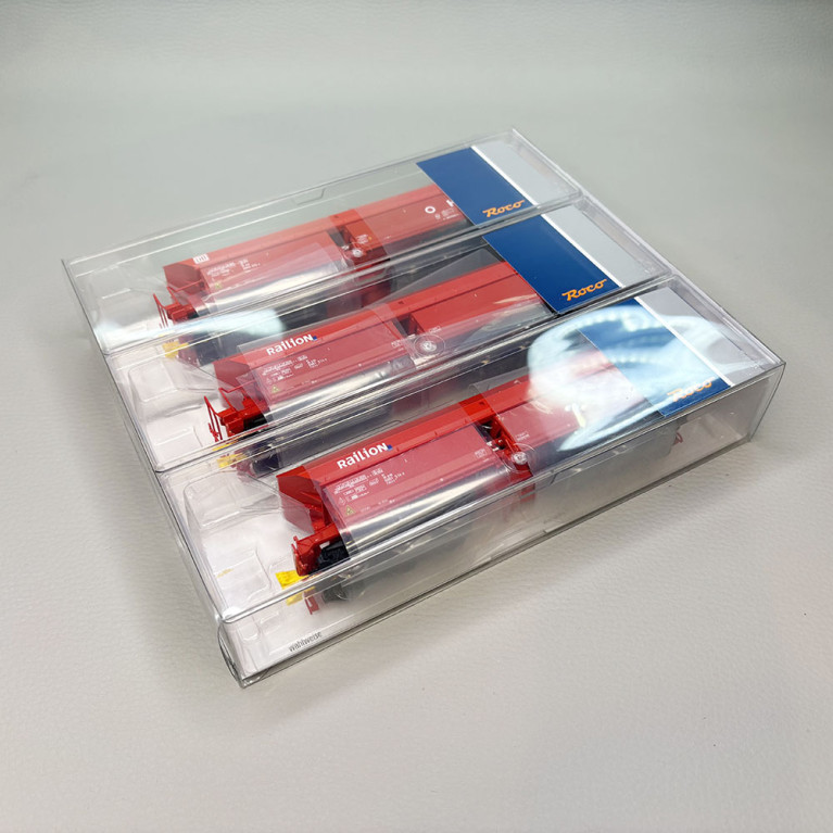 Coffret 3 wagons minéraliers Faals 151/152 DB AG, Ep. VI - ROCO 6600271 - HO 1/87