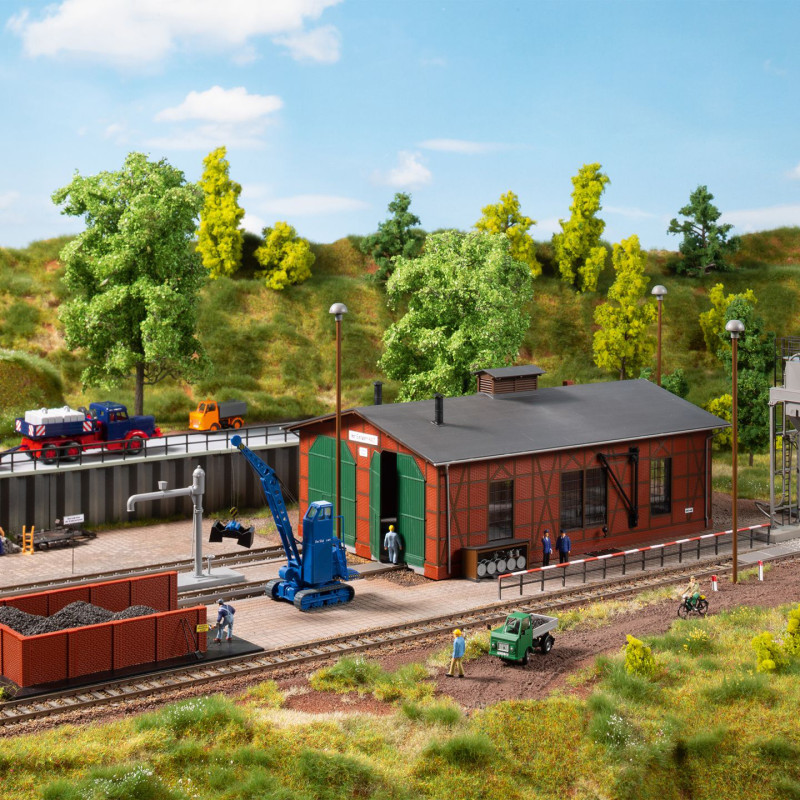 Dépôt de locomotives - Auhagen 15104 - HO 1/87