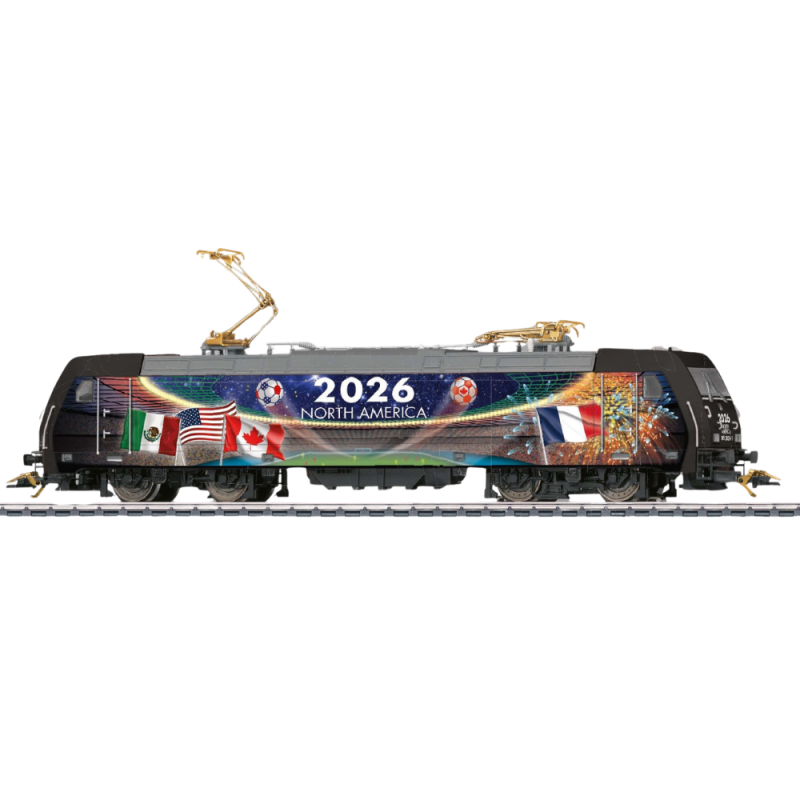 Locomotive électrique 185.2 "livrée coupe du monde 2026",  Ep VI, digital son - MARKLIN 36269 - HO 1/87