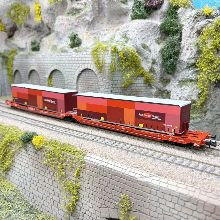 Wagon articulé double compartiment Sdggmrs 738 T3000e ÖBB/RCW, Ep. VI - ROCO 6600033 - HO 1/87