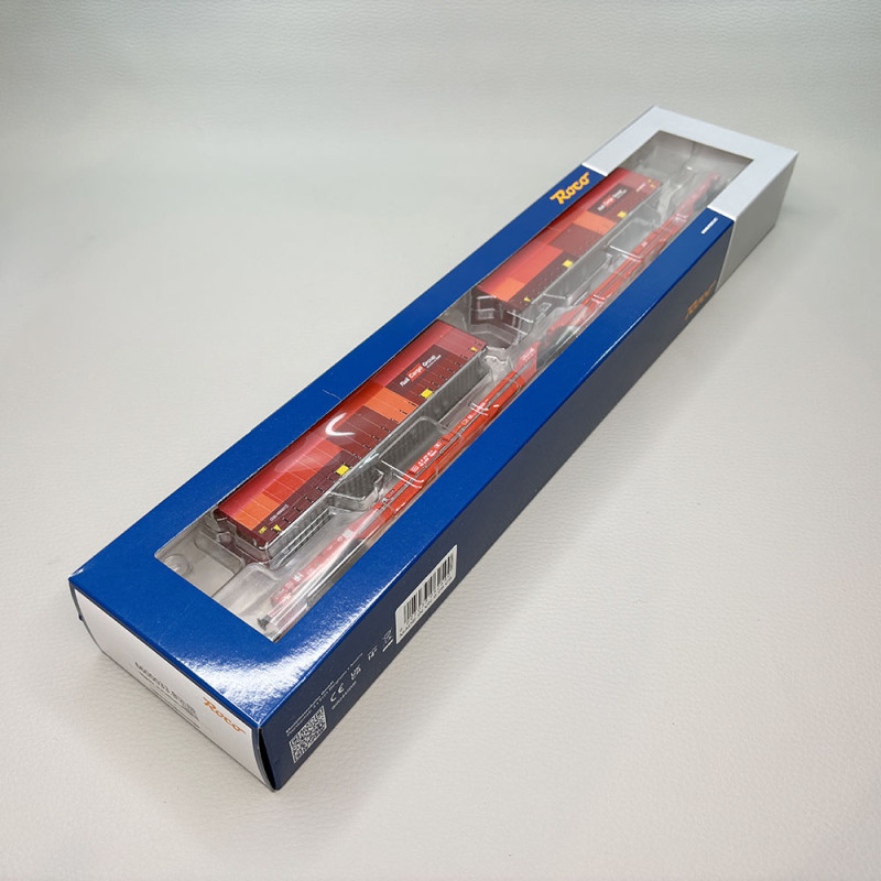 Wagon articulé double compartiment Sdggmrs 738 T3000e ÖBB/RCW, Ep. VI - ROCO 6600033 - HO 1/87