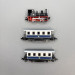 Coffret locomotive à vapeur N°62 et 2 voitures voyageurs - KATO 10-503-2 - N 1/160