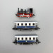 Coffret locomotive à vapeur N°62 et 2 voitures voyageurs - KATO 10-503-2 - N 1/160