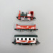 Coffret de Noël locomotive vapeur 1225, tombereau et voiture décorée - KATO 10-503-3 - N 1/160