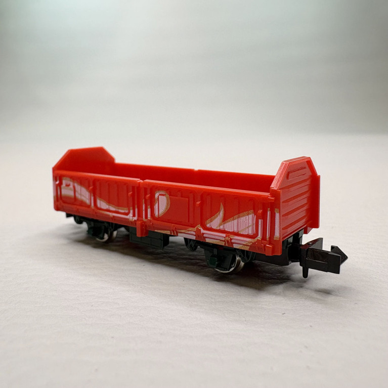 Coffret de Noël locomotive vapeur 1225, tombereau et voiture décorée - KATO 10-503-3 - N 1/160