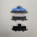 Coffret locomotive diesel N°EB222 bleue et 2 tombereaux noirs - KATO 10-504-2 - N 1/160
