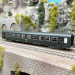 Voiture voyageurs USI B10t U63 bogies Y24 logo encadré jaune SNCF, Ep. IVa - LSMODELS MW40037 - HO 1/87