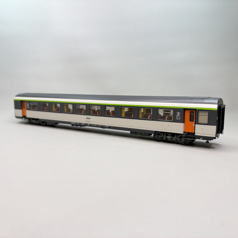 Coffret 3 voitures Corail Vtu B5rtux A10tu B11tu logo encadré SNCF, Ep. IV - LSMODELS 41996 - HO 1/87