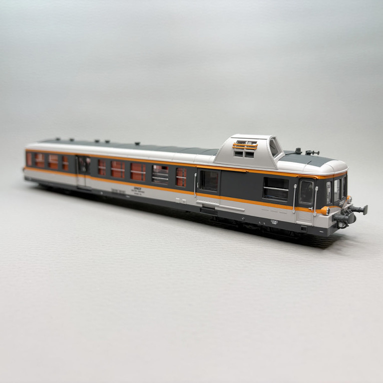 Autorail diesel X 3997 Picasso livrée grise/orange/blanche SNCF, Ep. IV - JOUEF HJ2618 - HO 1/87