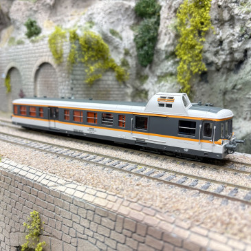 Autorail diesel X 3997 Picasso livrée grise/orange/blanche SNCF, Ep. IV - JOUEF HJ2618 - HO 1/87