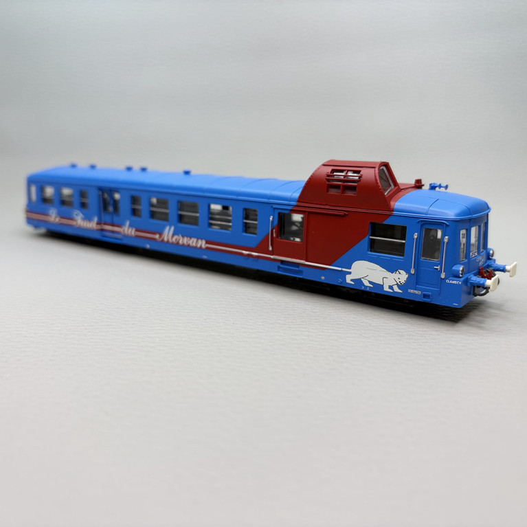 Autorail diesel X 3876 Picasso Le Furet de Morvan CFTA, Ep. V-VI - JOUEF HJ2624 - HO 1/87