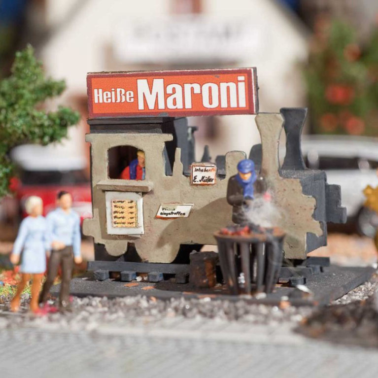 Kiosque à châtaignes - VOLLMER 42419 - HO 1/87