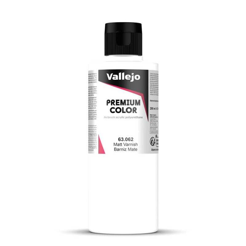 Vernis Mat - 200ml Auxiliaire Premium Color - VALLEJO 63.062