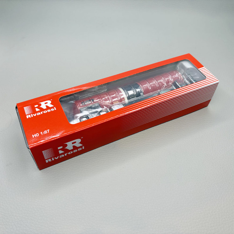 Wagon-citerne isolé 4 essieux rouge/noir GATX, Ep. VI - RIVAROSSI HR6694 - HO 1/87