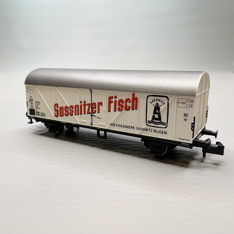 Wagon réfrigérant 2 essieux Sassnitzer Fisch DR, Ep. IV - ARNOLD HN6751 - N 1/160