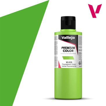 Vert Fluo - 200ml Fluorescent Premium Color - VALLEJO 63.039