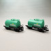 Coffret 2 wagons-citernes Motorex turquoise WASCOSA, Ep. VI - ARNOLD HN6748 - N 1/160