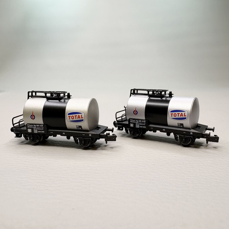 Coffret 2 wagons-citernes 2 essieux Total FS, Ep. IV - ARNOLD HN6746 - N 1/160