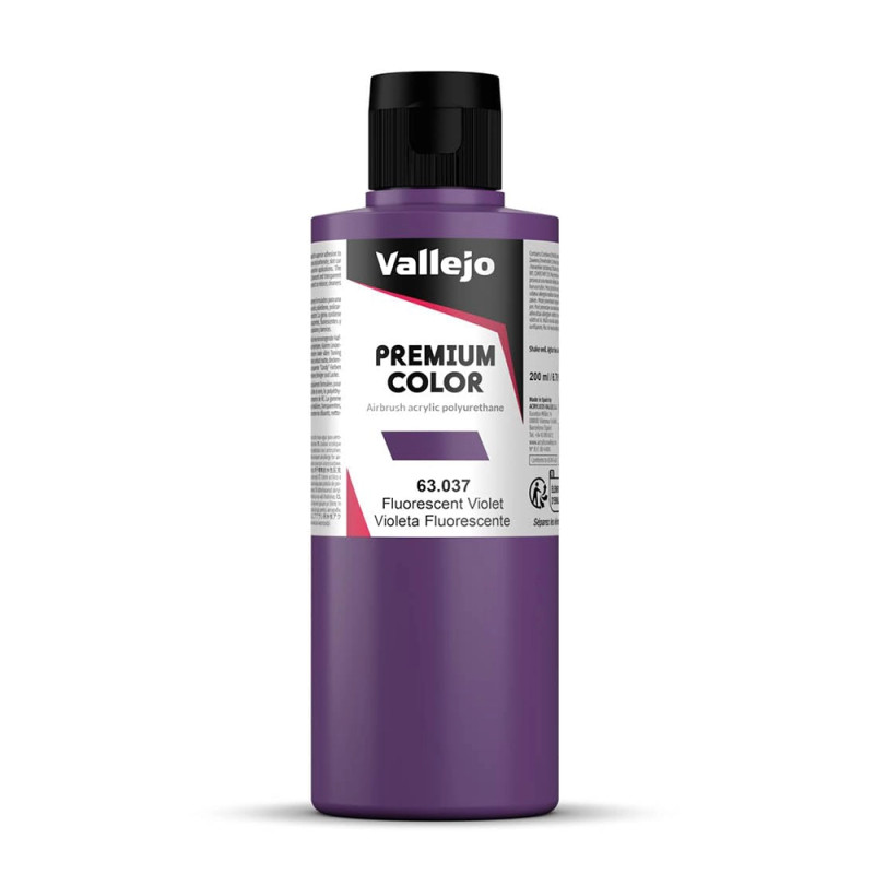 Violet Fluo - 200ml Fluorescent Premium Color - VALLEJO 63.037