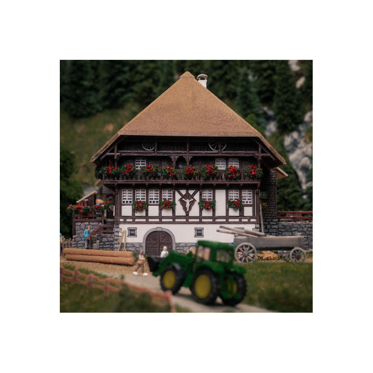 Modèle d'anniversaire, Ferme de la forêt noire, avec 2 figurines - Faller 232010 - N 1/160