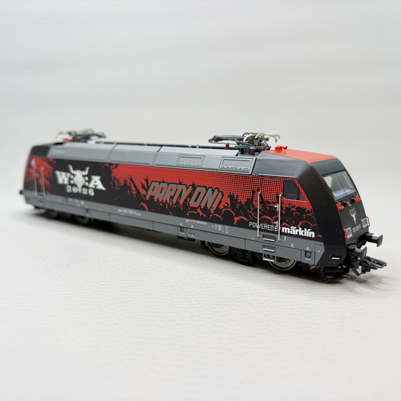 Locomotive électrique BR 101 Wacken Open Air W:O:A 2026 DB AG, Ep. VI - MÄRKLIN 39476 - HO 1/87