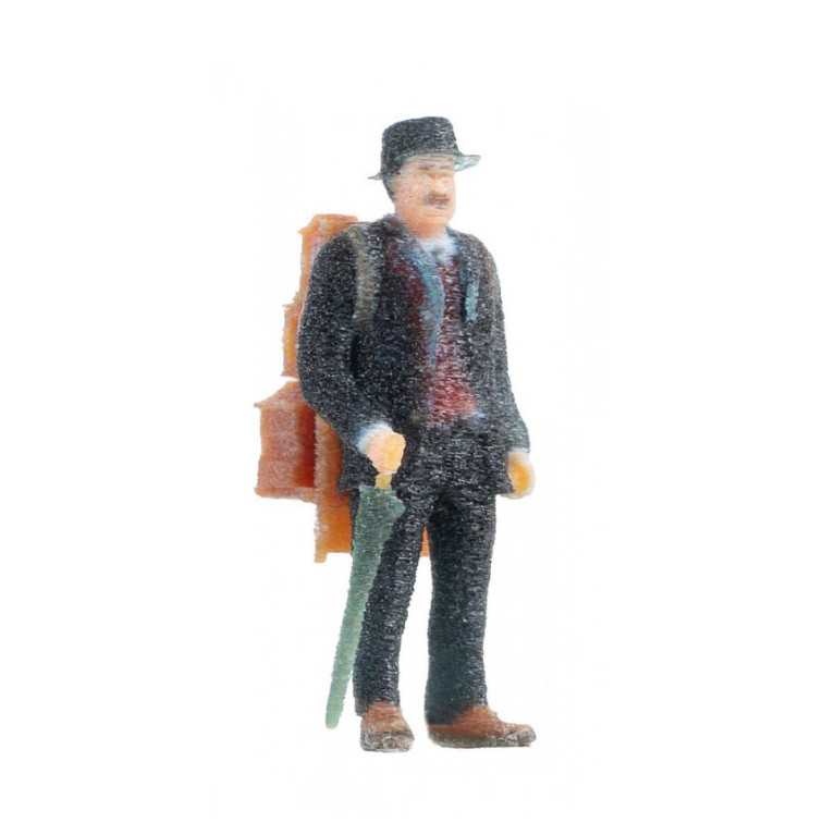 Modèle d'anniversaire, Maison d'horloger, avec figurine - Faller 130012 - HO 1/87