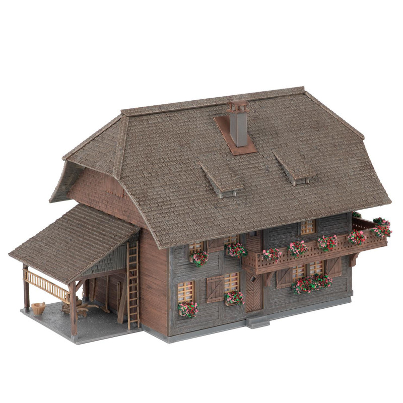 Modèle d'anniversaire, Maison d'horloger, avec figurine - Faller 130012 - HO 1/87