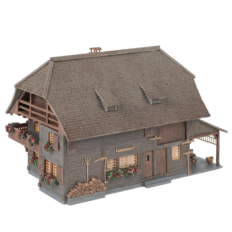 Modèle d'anniversaire, Maison d'horloger, avec figurine - Faller 130012 - HO 1/87