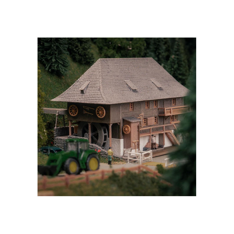 Modèle d'anniversaire, Moulin Öhler, avec figurine - Faller 232012 - N 1/160