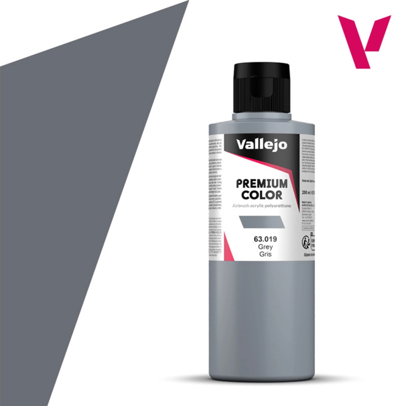 Gris - 200ml Opaque Premium Color - VALLEJO 63.019