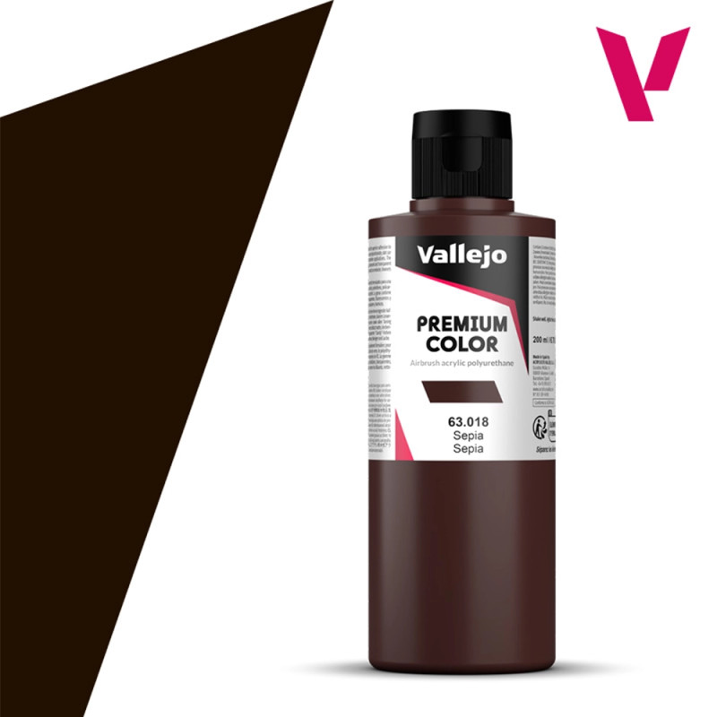 Sépia - 200ml Opaque Premium Color - VALLEJO 63.018