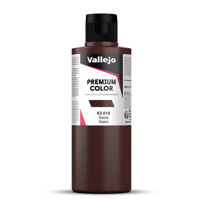 Sépia - 200ml Opaque Premium Color - VALLEJO 63.018