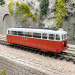 Autorail De Dion-Bouton type ND N°202 rouge/gris perle CFD Vivarais-Lozère, Ep. III - REE VM-054 - HOm/HOe 1/87