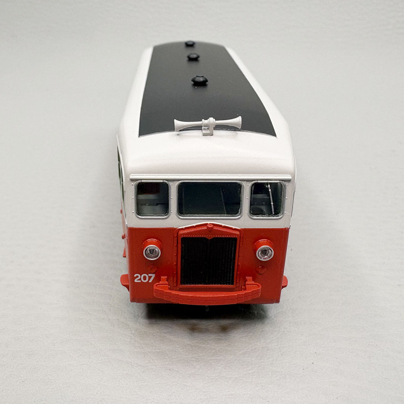Autorail De Dion-Bouton type ND N°207 rouge/gris perle CFD Vivarais, Ep. III - REE VM-055 - HOm/HOe 1/87