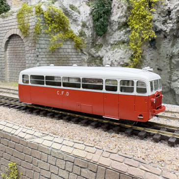 Autorail De Dion-Bouton type NC N°305, CFD Charentes & Deux-Sèvres, Ep. II-III - REE VM-056 - HOm/HOe