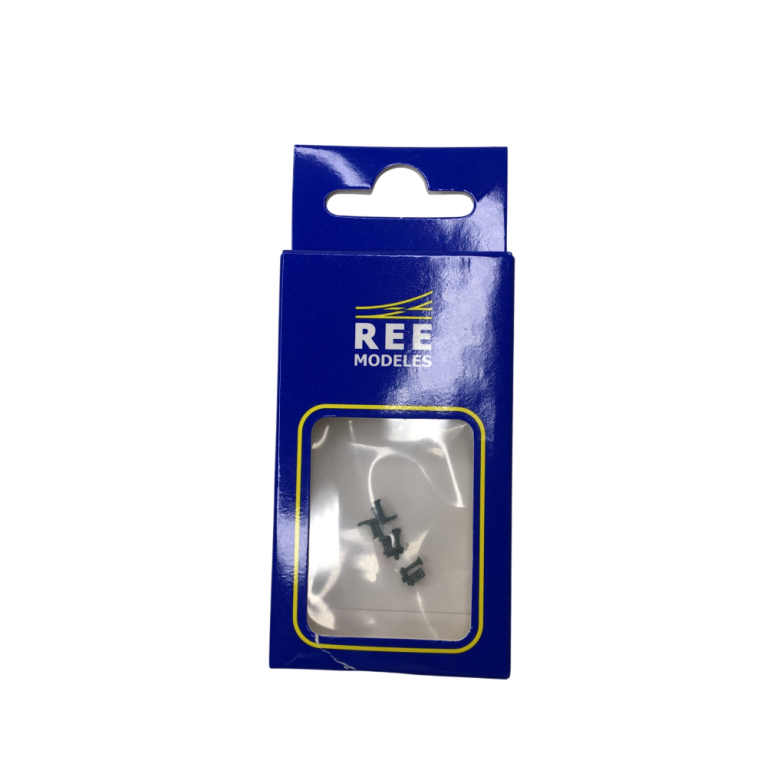 Avertisseur 2 trompes bi-ton, avec tôle de protection, 4 pièces, métal de fonderie - REE XB523 - HO 1/87
