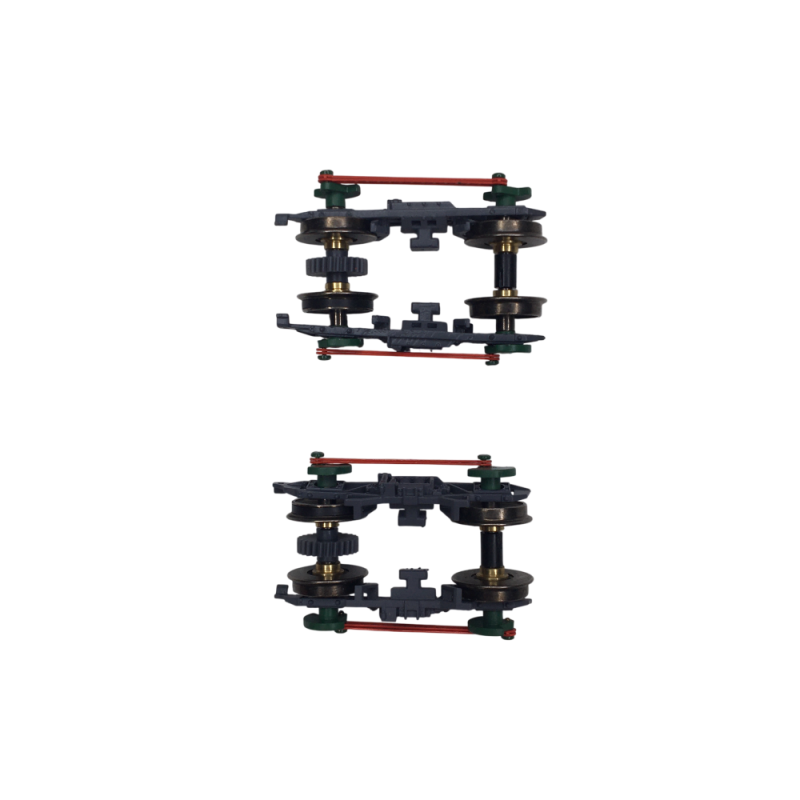 Kit bogie avec essieux, BB 401 et BB 402, compatible VM023-024 - REE M701-SP10-401-402 - HOe 1/87