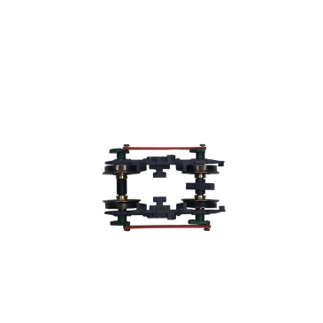 Kit bogie avec essieux, BB 403, compatible VM022, 2 pièces - REE M701-SP10-403 - HOe 1/87