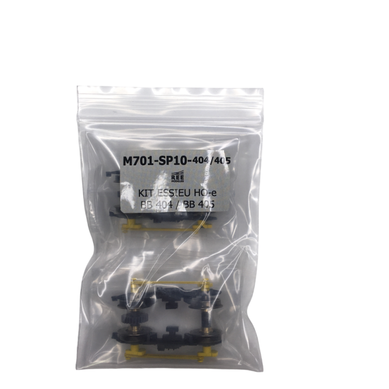 Kit bogie avec essieux, BB 404 et BB 405, compatible VM024 et VM025 - REE M701-SP10-404-405 - HOe 1/87