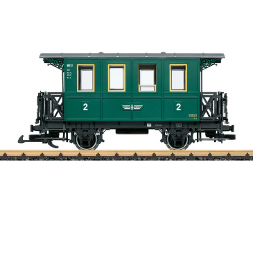 Voiture voyageurs type M-D 3 vert mousse Jagsttalbahn SWEG, Ep. IV - LGB 30142 - G 1/22.5