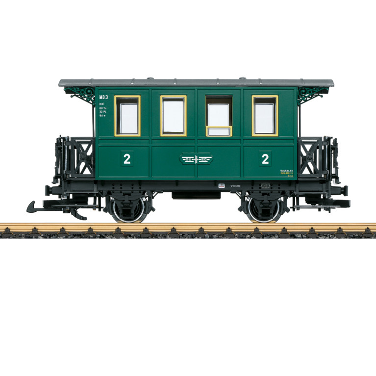 Voiture voyageurs type M-D 3 vert mousse Jagsttalbahn SWEG, Ep. IV - LGB 30142 - G 1/22.5