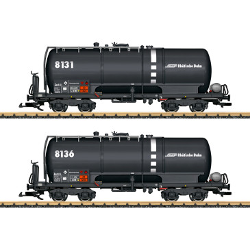 Coffret 2 wagons-citernes type Za 8131 et 8136 RhB, Ep. VI - LGB 47835 - G 1/22.5